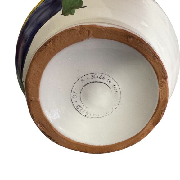 Giovanni Desmond Italian Hand Painted Primitive Art Sangria Jug - Picture 3 of 10